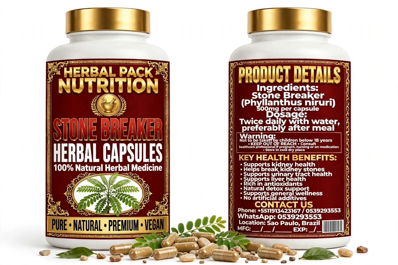 Herbal Pack Nutrition Stone Breaker packaging